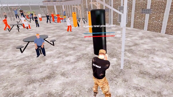 Скриншот из VR Prison Showdown：Rookie Guard Rumble