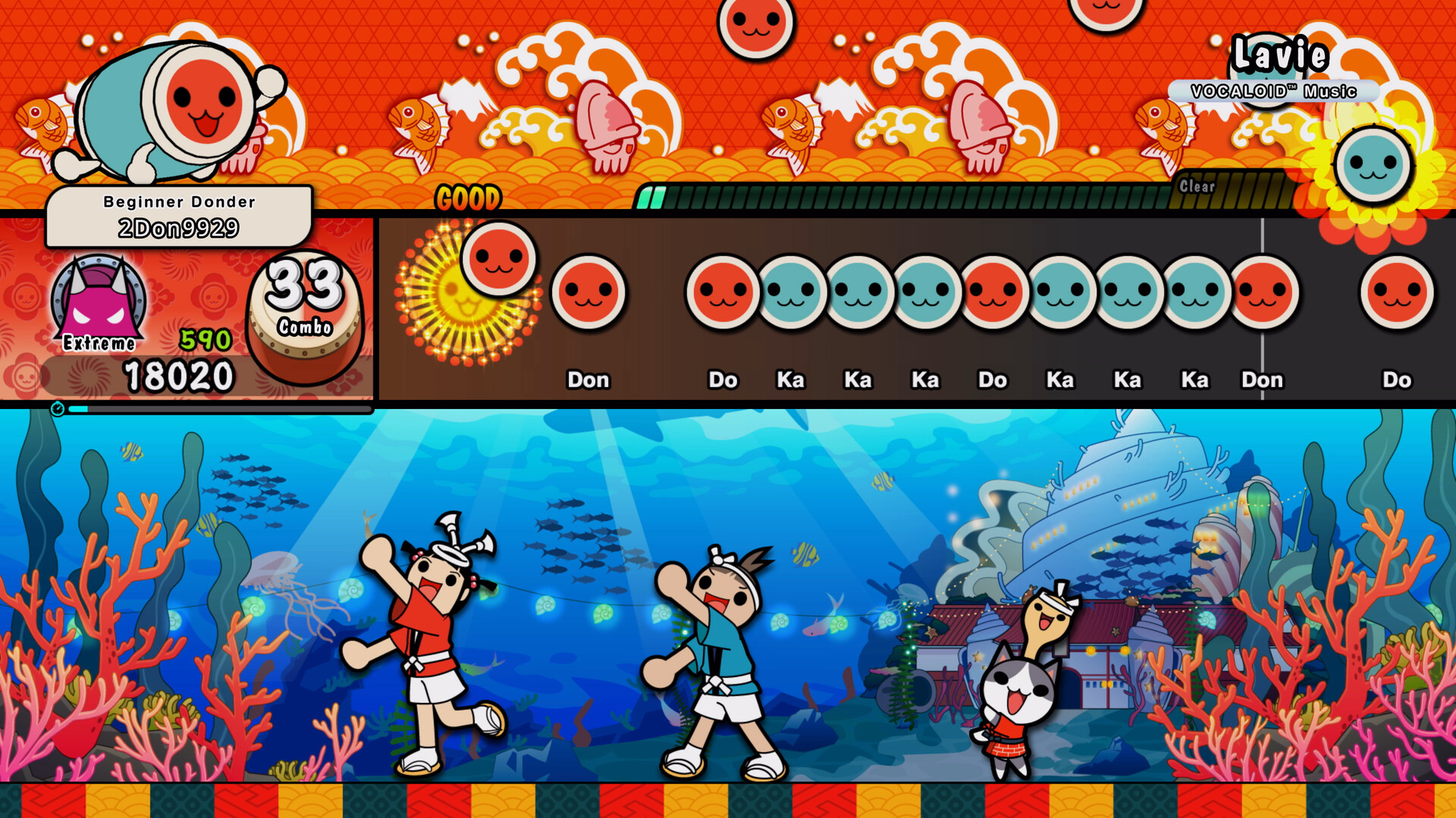 Taiko no Tatsujin: Rhythm Festival - KAGAMINE RIN, KAGAMINE LEN Pack Featured Screenshot #1