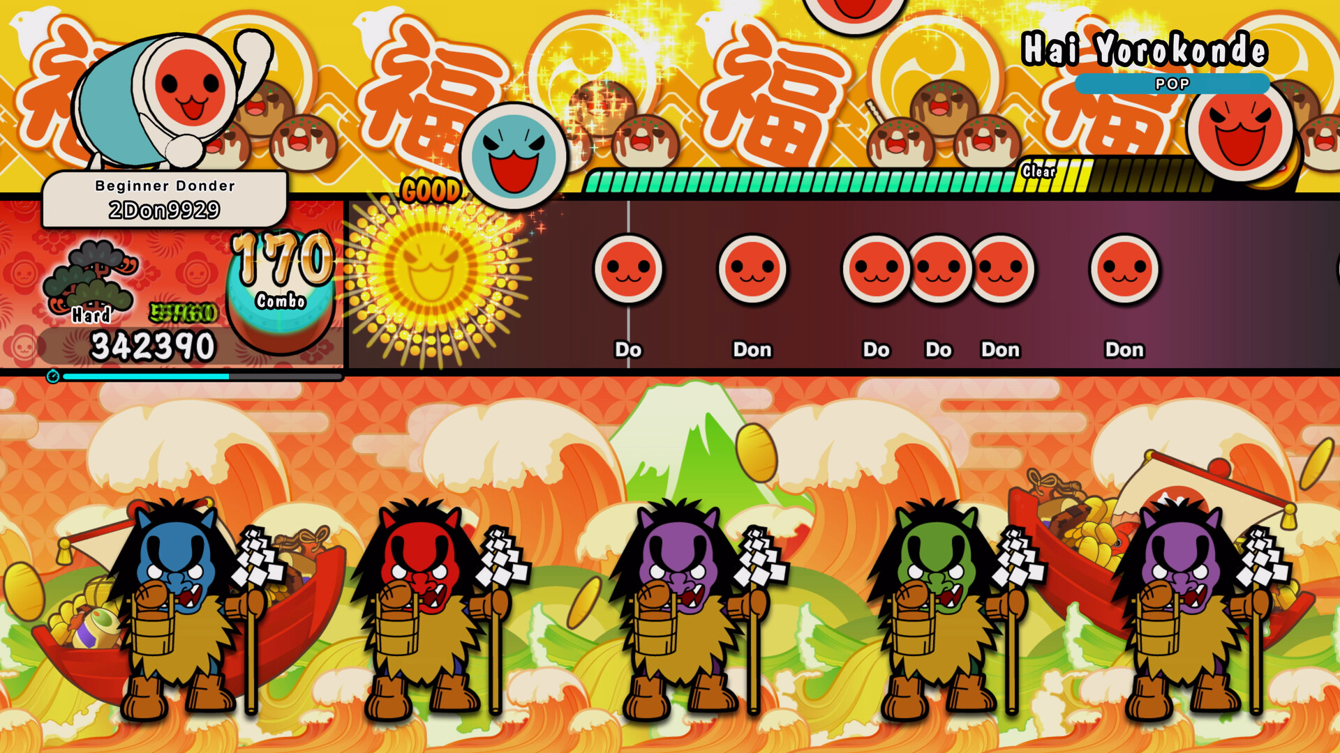 Taiko no Tatsujin: Rhythm Festival - 2020s Pops Pack Featured Screenshot #1