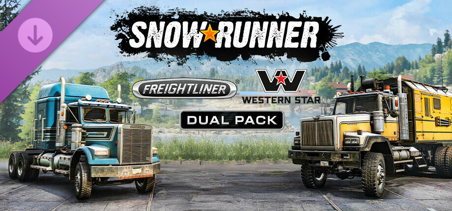 SnowRunner - Freightliner & Western Star Dual Pack cover art