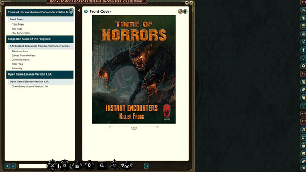 Fantasy Grounds - Tome of Horrors Instant Encounters: Killer Frogs (5E)