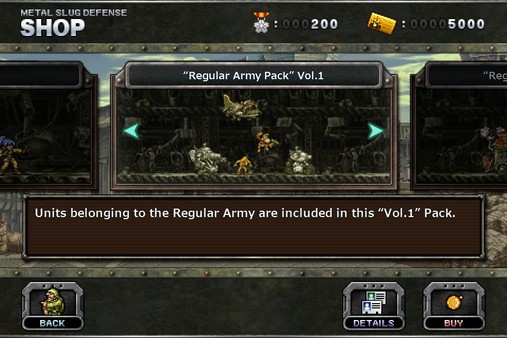 METAL SLUG DEFENSE - “Regular Army Pack” Vol.1