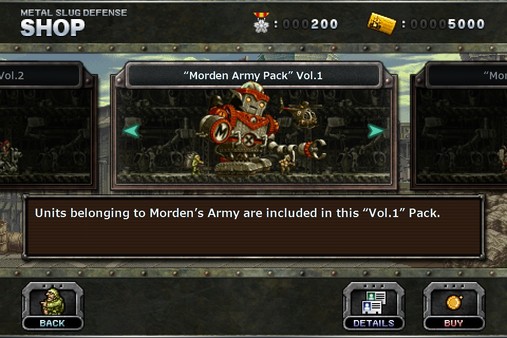 METAL SLUG DEFENSE - “Morden Army Pack” Vol.1