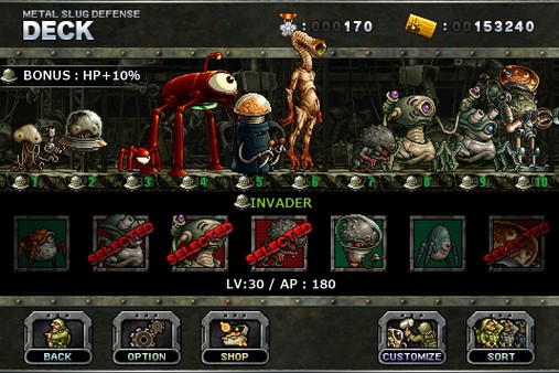 METAL SLUG DEFENSE - “Alien Army Pack” Vol.1