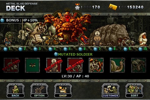 METAL SLUG DEFENSE - “Nonpartisan Army Pack” Vol.1