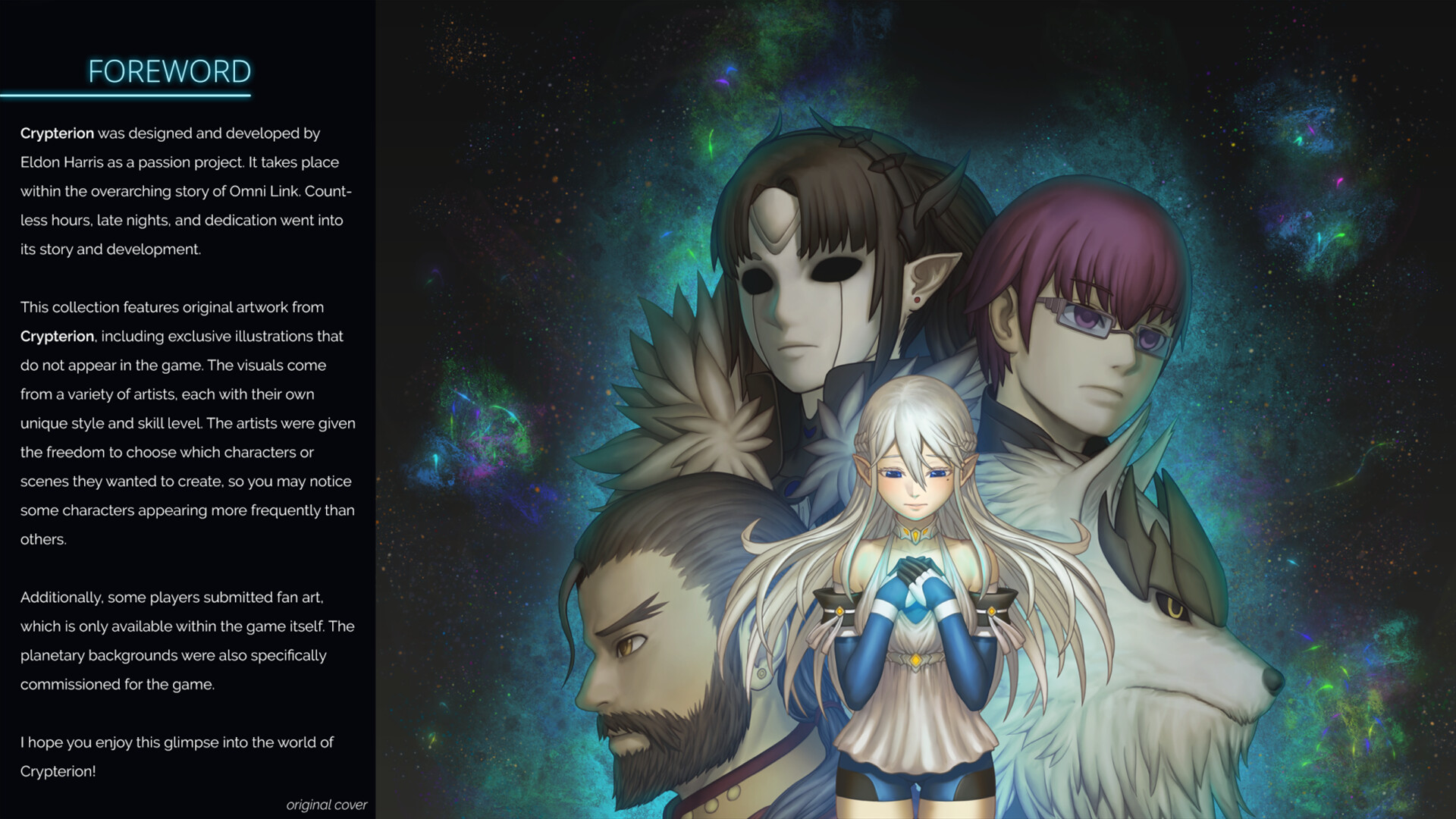 Crypterion - Digital Artbook Featured Screenshot #1