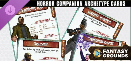 Fantasy Grounds - Horror Companion Archetypes Header Image