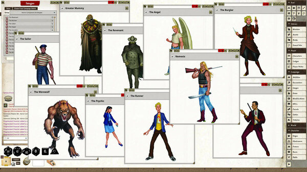 Fantasy Grounds - Horror Companion Archetype Cards