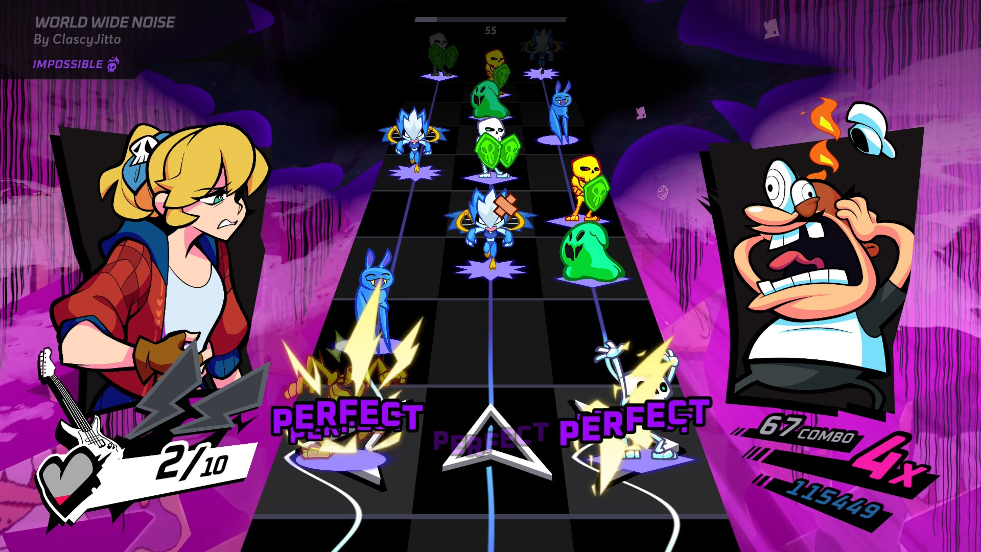 #4. Rift of the NecroDancer: Pizza Tower - "World Wide Noise" (Steam) 由: Klei Publishing