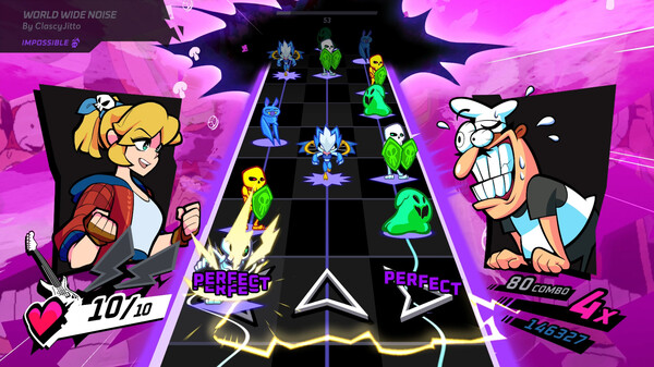 Rift of the NecroDancer: Pizza Tower - "World Wide Noise"
