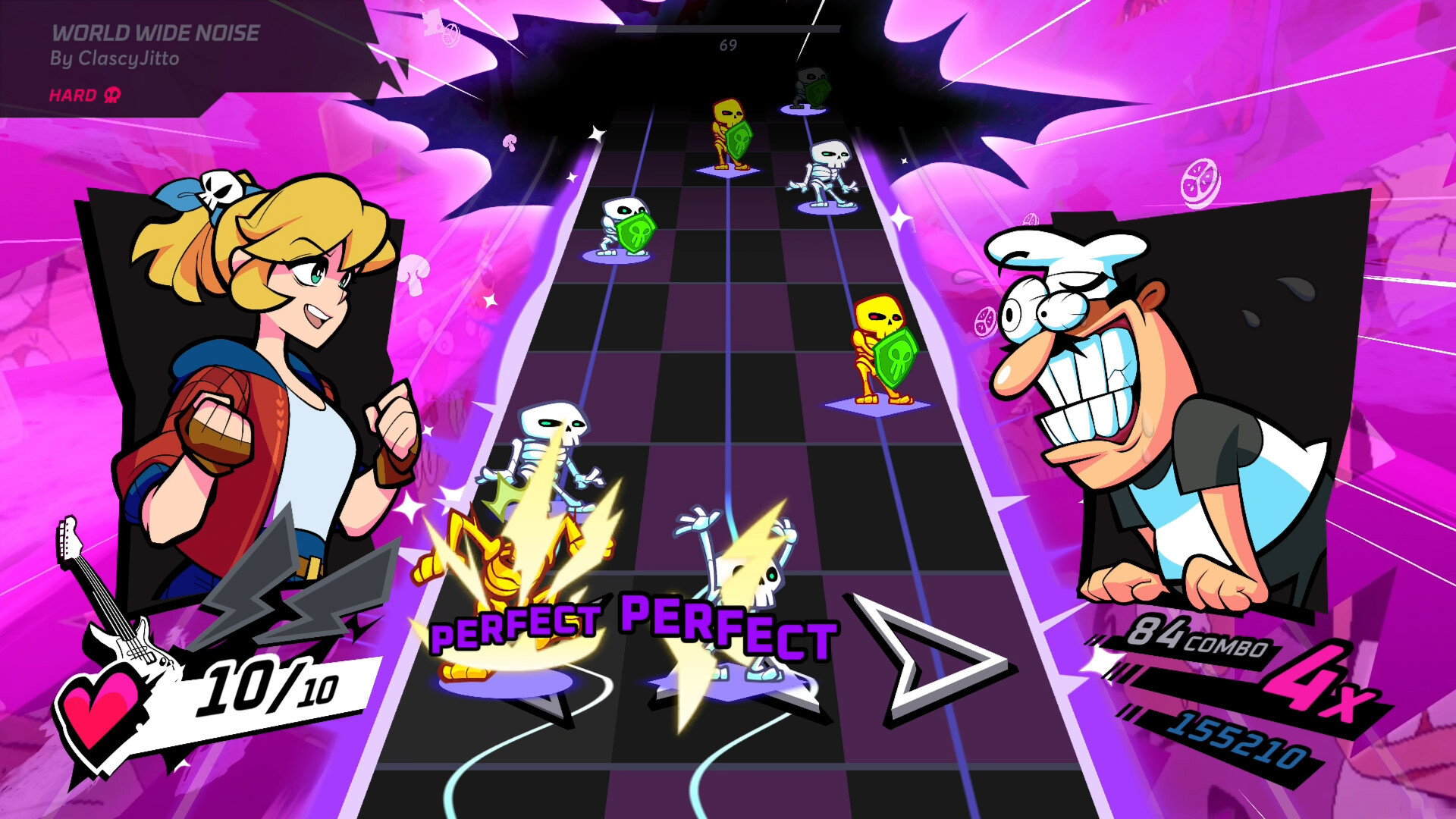 #3. Rift of the NecroDancer: Pizza Tower - "World Wide Noise" (Steam) 由: Klei Publishing