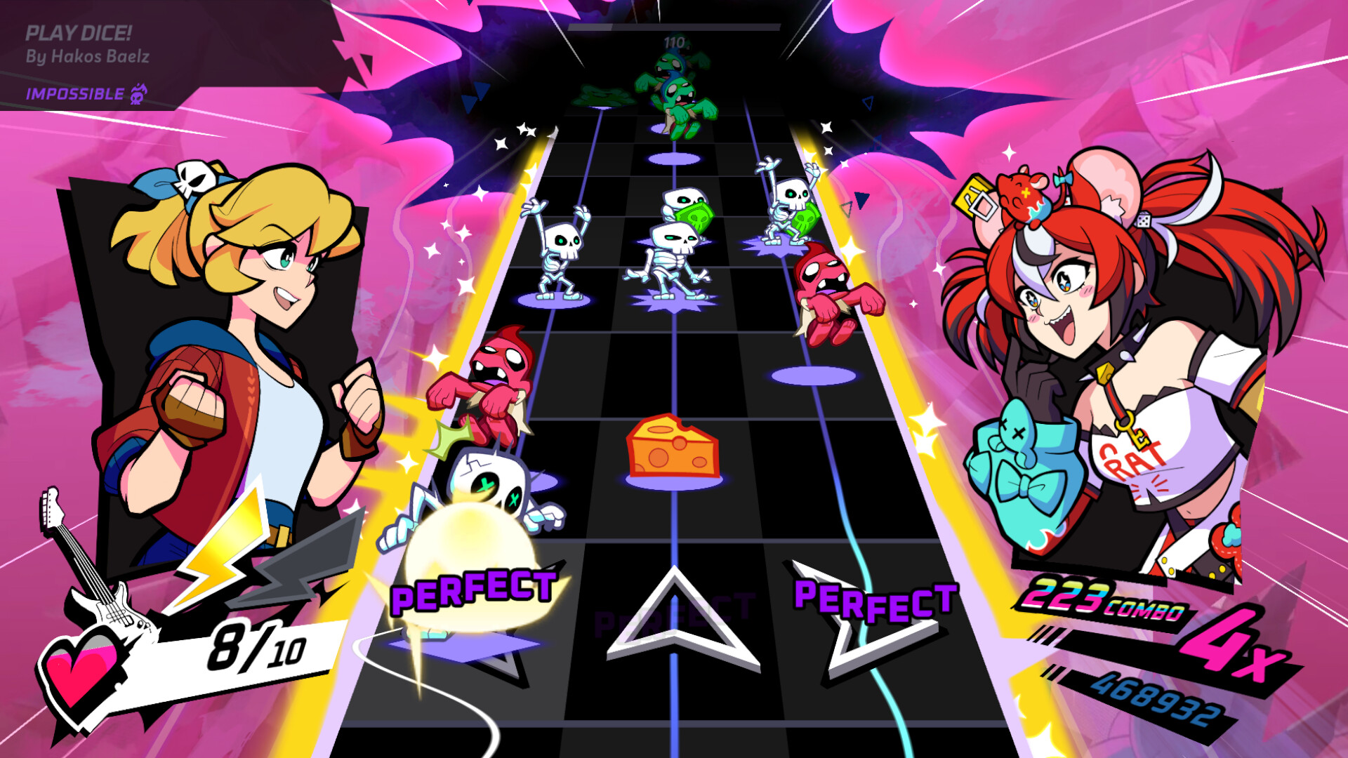 Rift of the NecroDancer: hololive - "Play Dice!" Featured Screenshot #1