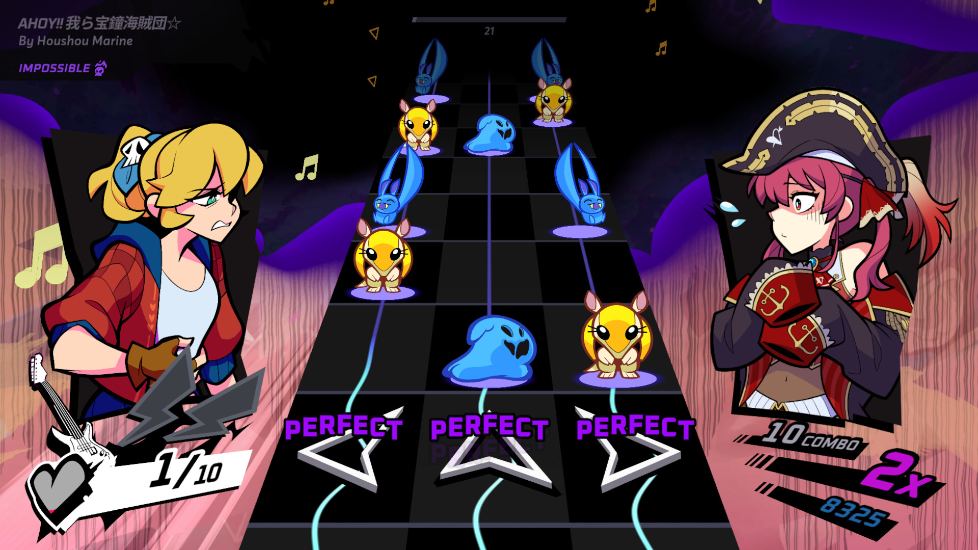 Rift of the NecroDancer: hololive - "Ahoy!! Warera Takara Kane Kaizoku-dan☆"