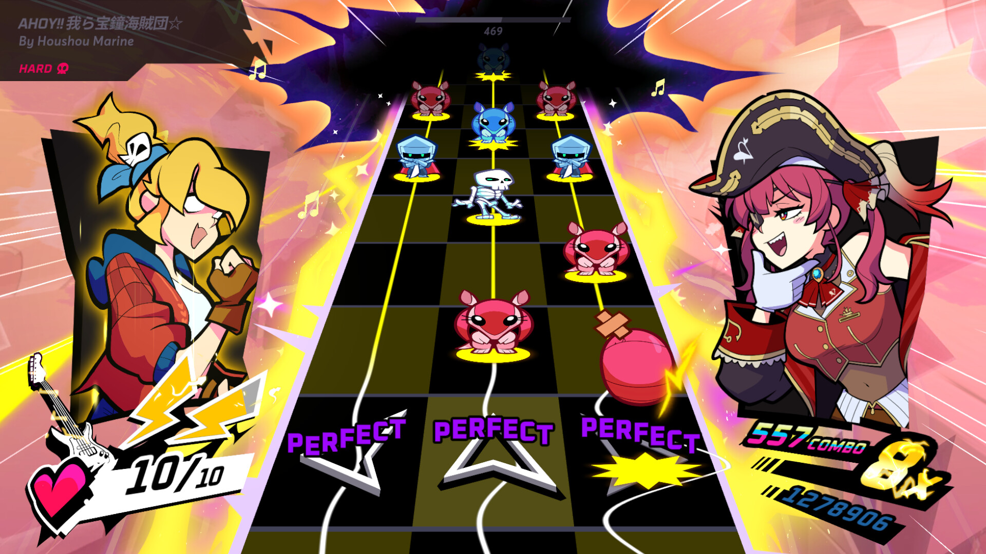 Rift of the NecroDancer: hololive - "Ahoy!! Warera Takara Kane Kaizoku-dan☆"