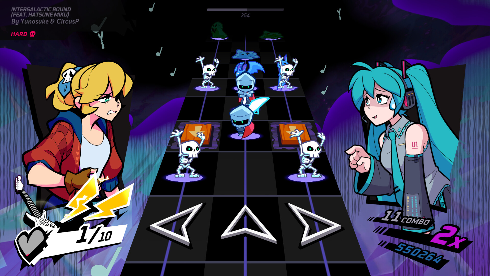 #3. Rift of the NecroDancer: Hatsune Miku - "Intergalactic Bound" (Steam) Bởi: Klei Publishing