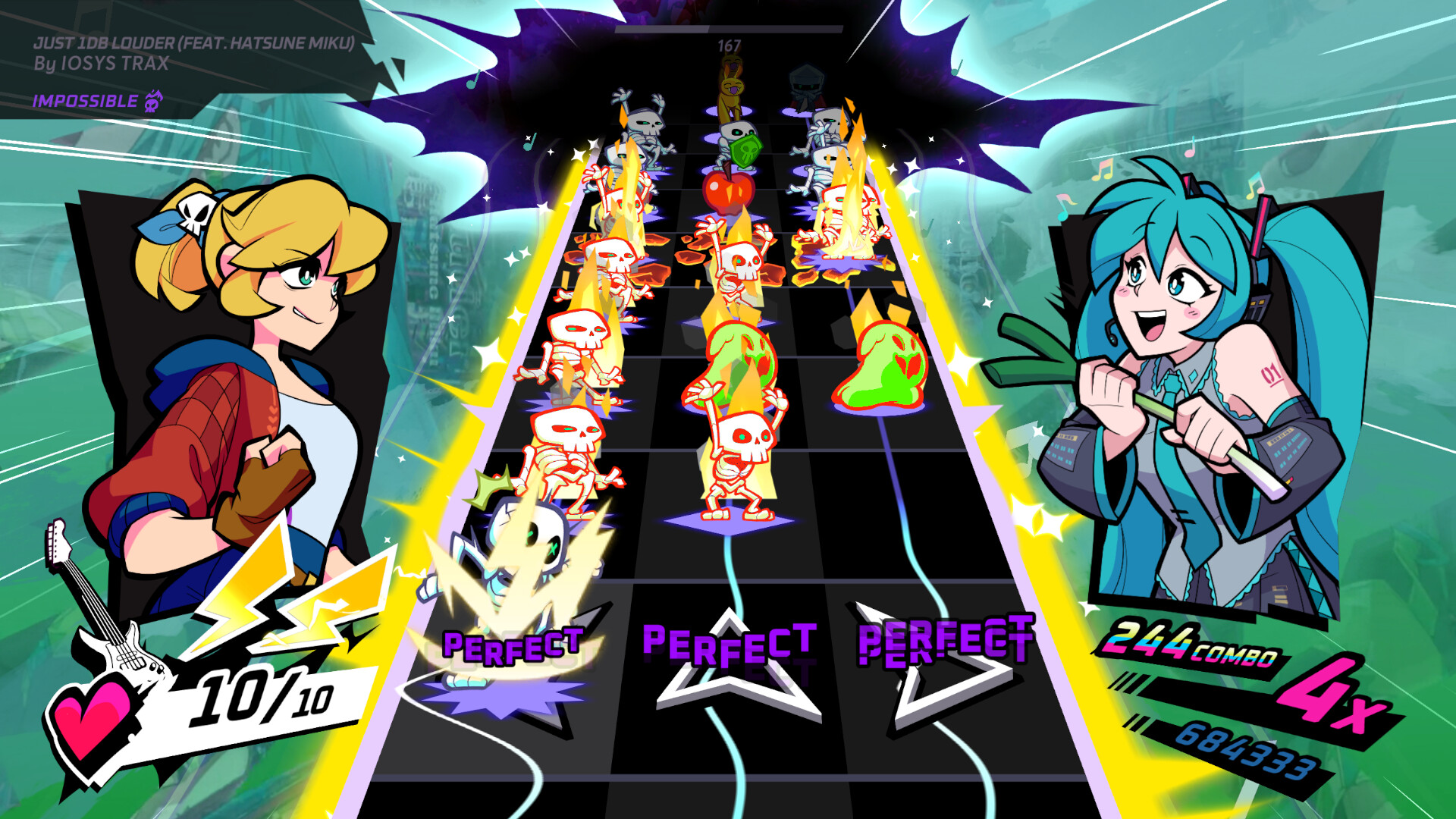 Rift of the NecroDancer: Hatsune Miku - "Just 1dB Louder" Featured Screenshot #1