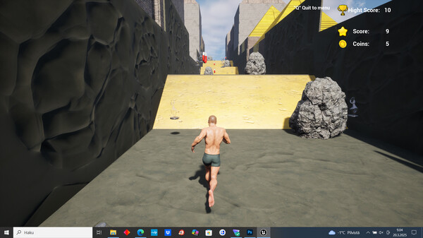 Man Without Clothes Runner screenshot 5