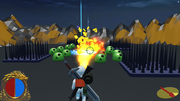 Third-Person Shooter and Platform Jumping and Level-based Adventure.