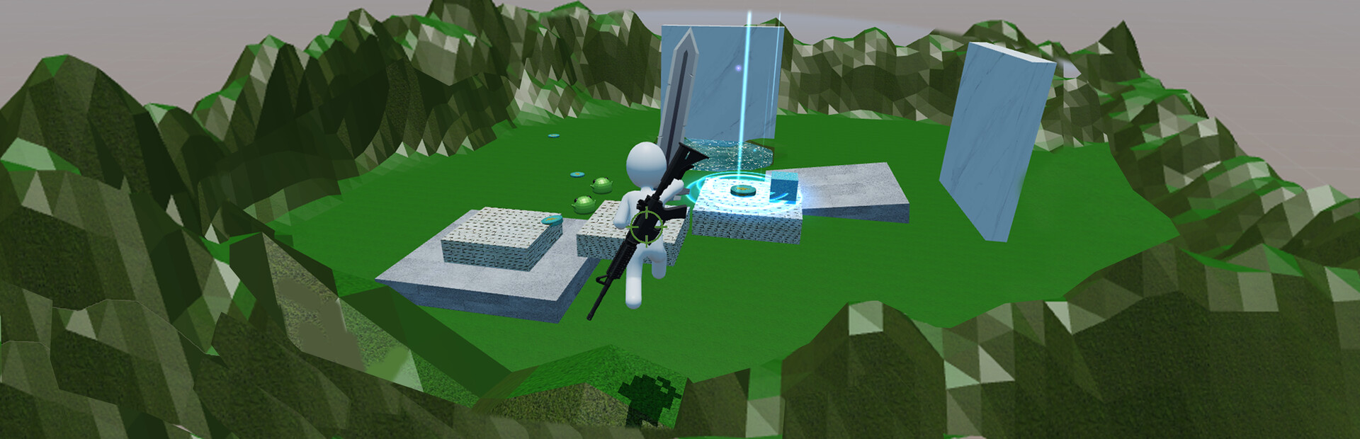 Third-Person Shooter and Platform Jumping and Level-based Adventure