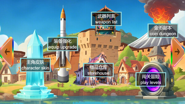 Third-Person Shooter and Platform Jumping and Level-based Adventure.