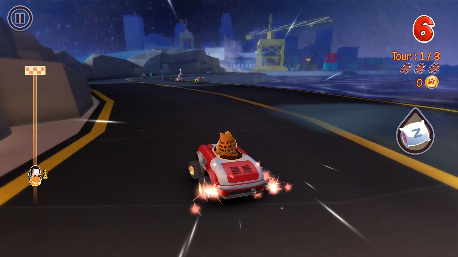 Garfield Kart, captura de tela 13