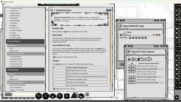 Fantasy Grounds - Woeful Barrows And Other Places for Shadowdark RPG