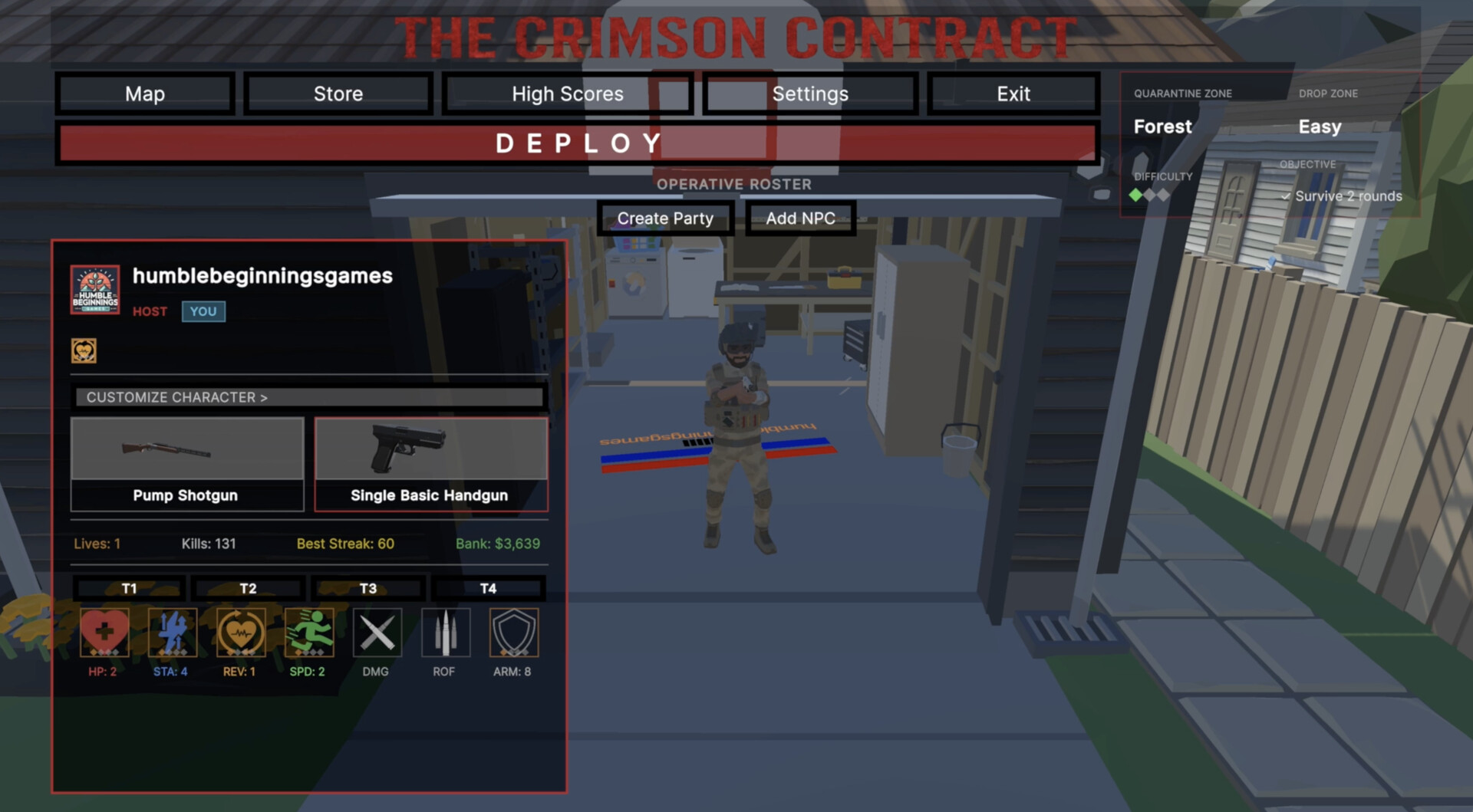 The Crimson Contract screenshot #1