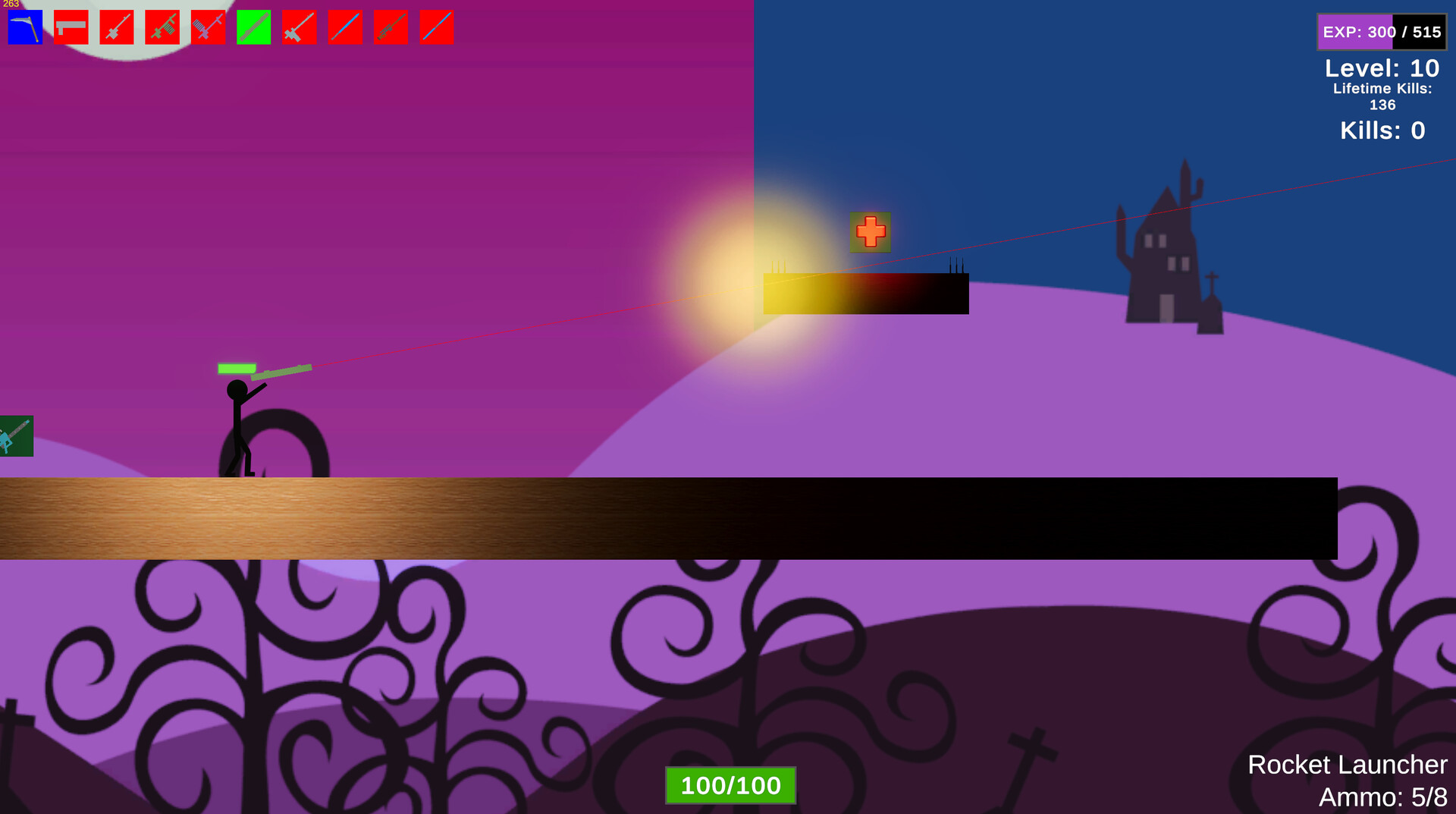 Stick Figure Combat - Rocket Launcher Featured Screenshot #1