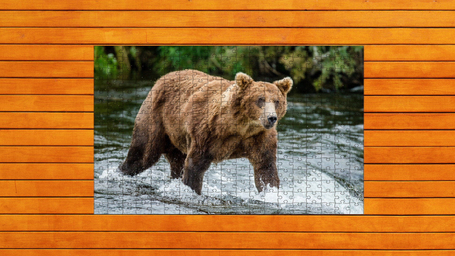Bear vs. Wolf Jigsaw Puzzle - Expansion Pack 3のスクリーンショット 1