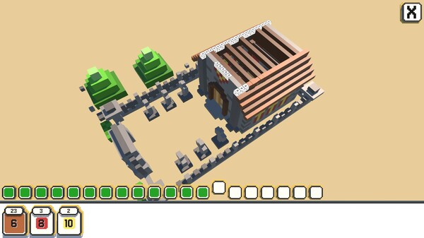 Coloring Voxels game for Linux 1