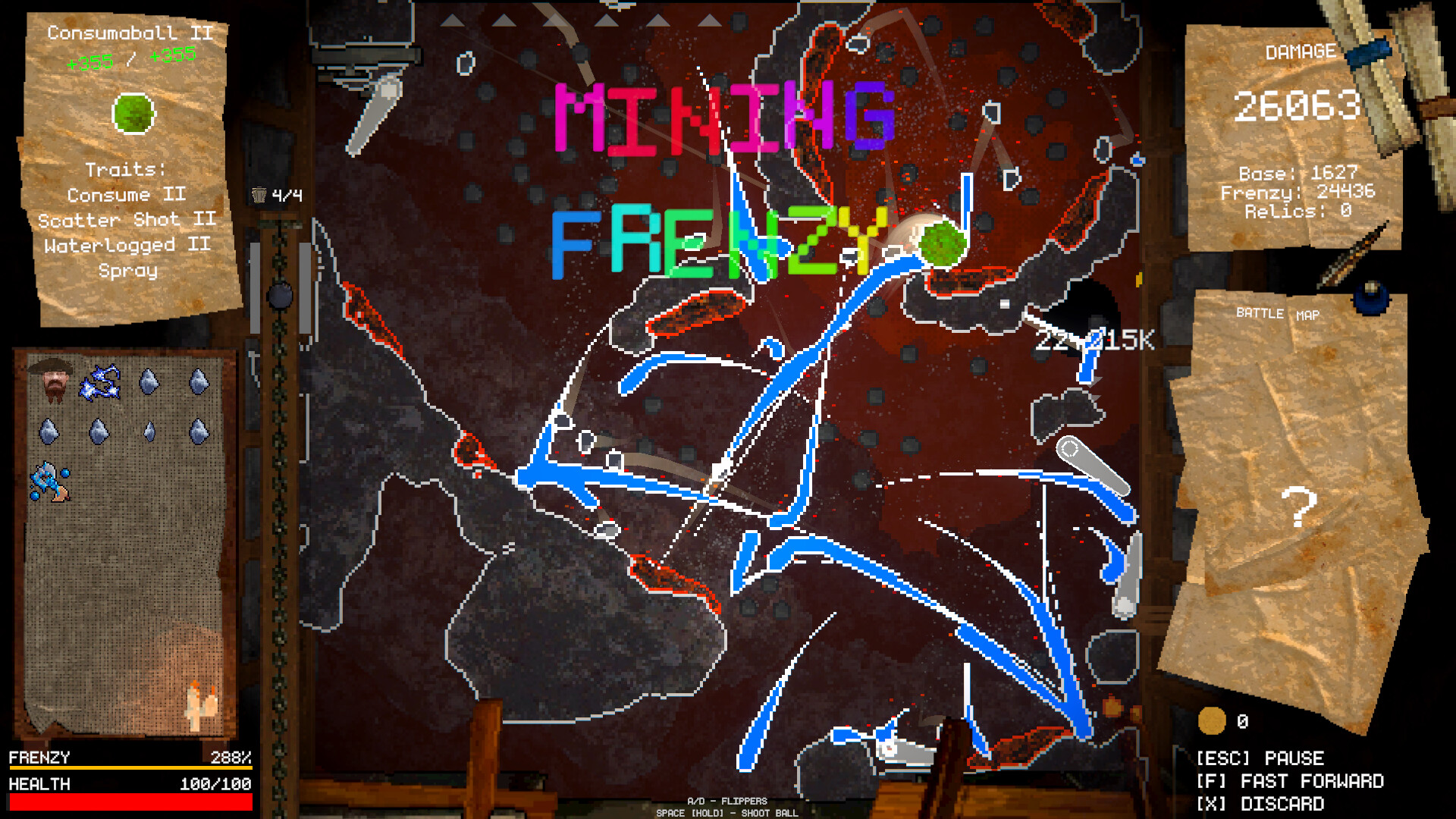 DWARRF: A Pinball Roguelike screenshot 2