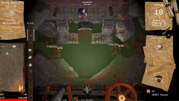 DWARRF: A Pinball Roguelike video 3