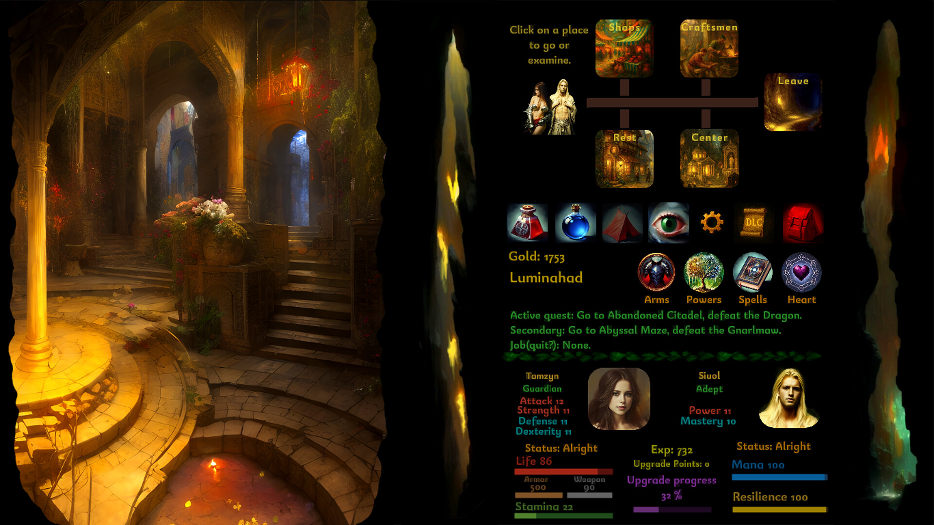 Caverns And Dryads screenshot #7