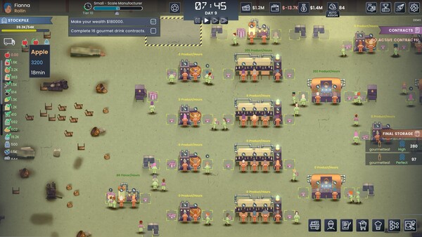Fizz Flow: Factory Management screenshot 1
