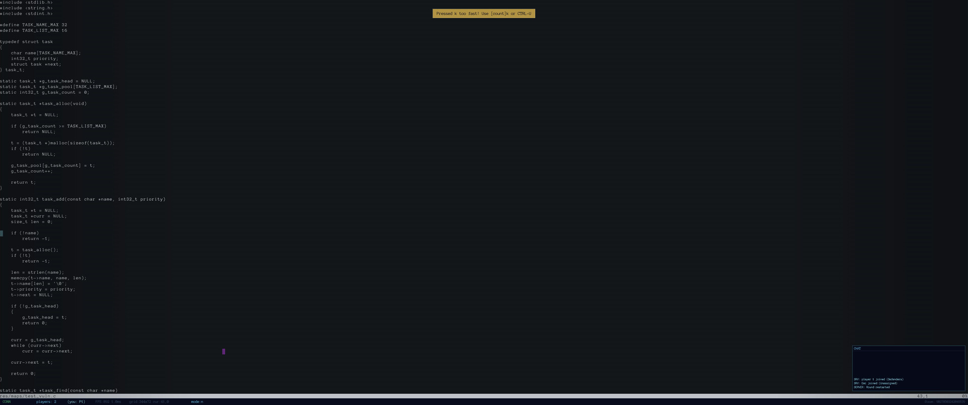 Terminal Insanity: CodeJacker screenshot #1