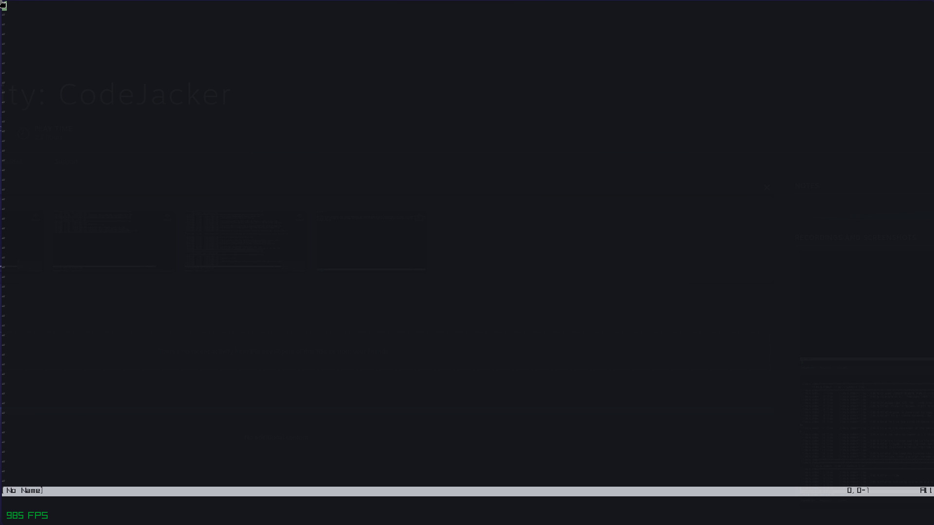 Terminal Insanity: CodeJacker screenshot #4