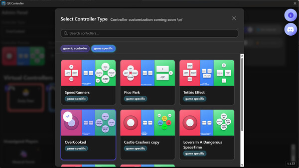 QR Controller game for Linux 1