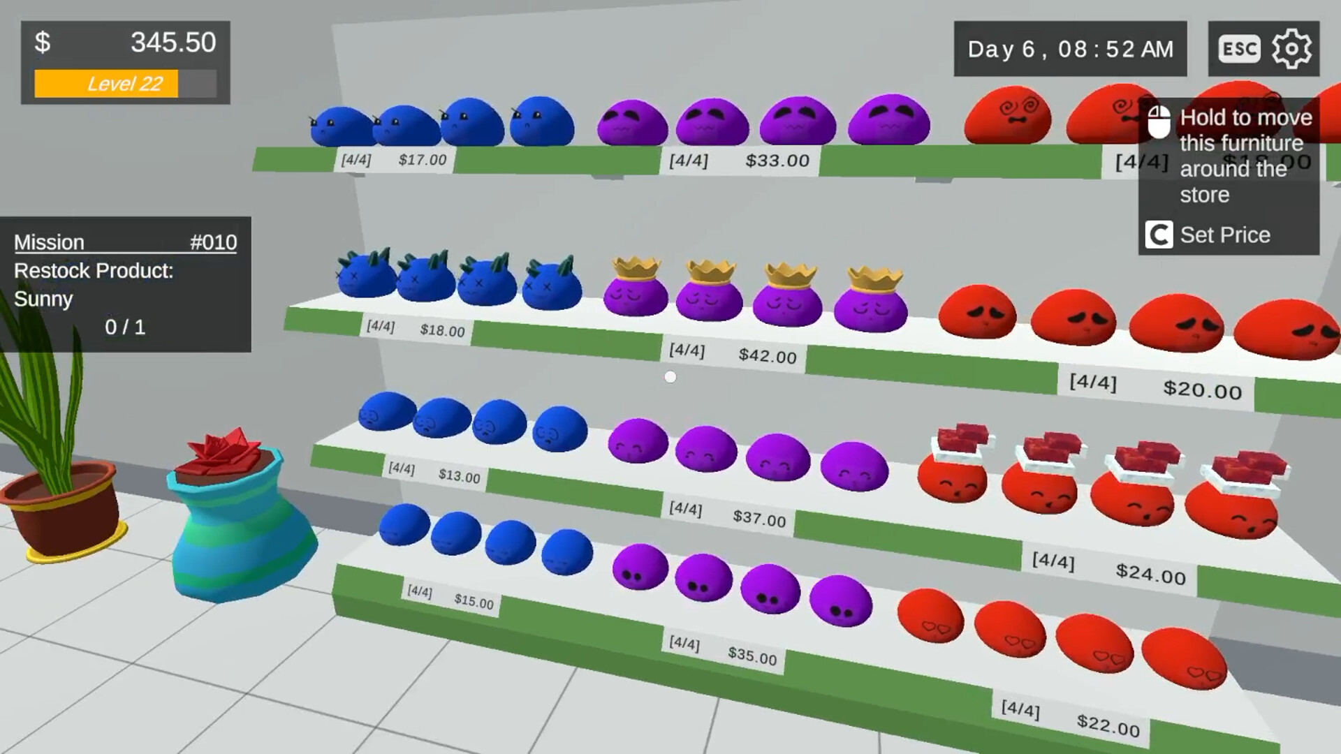 #4. Slime Store Simulator (Steam) 由: Wumbology Games