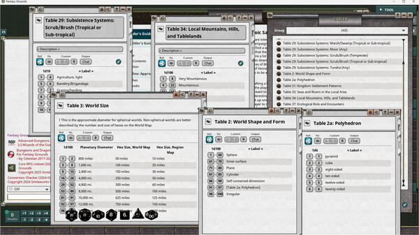 Fantasy Grounds - D&D Classics: World Builder's Guidebook (2E)