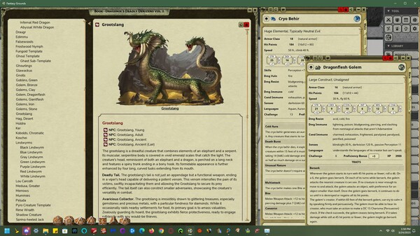 Fantasy Grounds - Dragonix's Deadly Denizens II