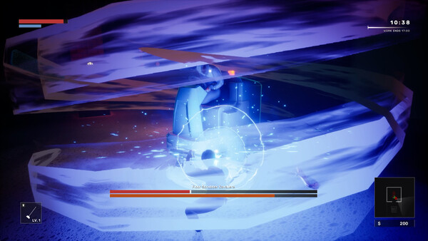 Screenshot of The Internal gameplay showing in-action mechanics
