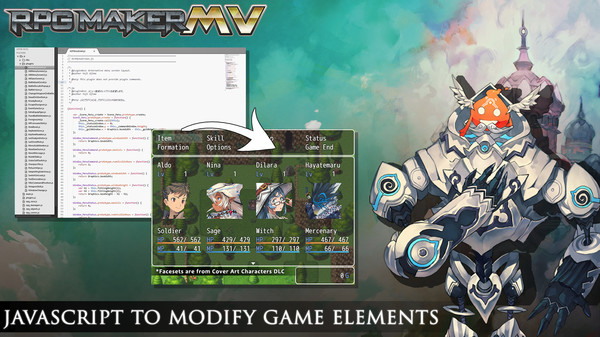 Screenshot z RPG Maker MV