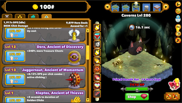 Clicker Heroes screenshot