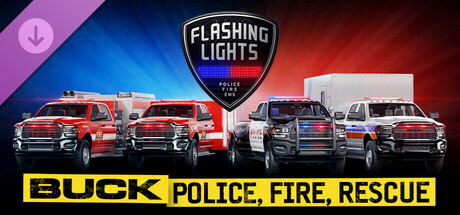 Flashing Lights: BUCK - Police, Fire, Rescue Pack cover art