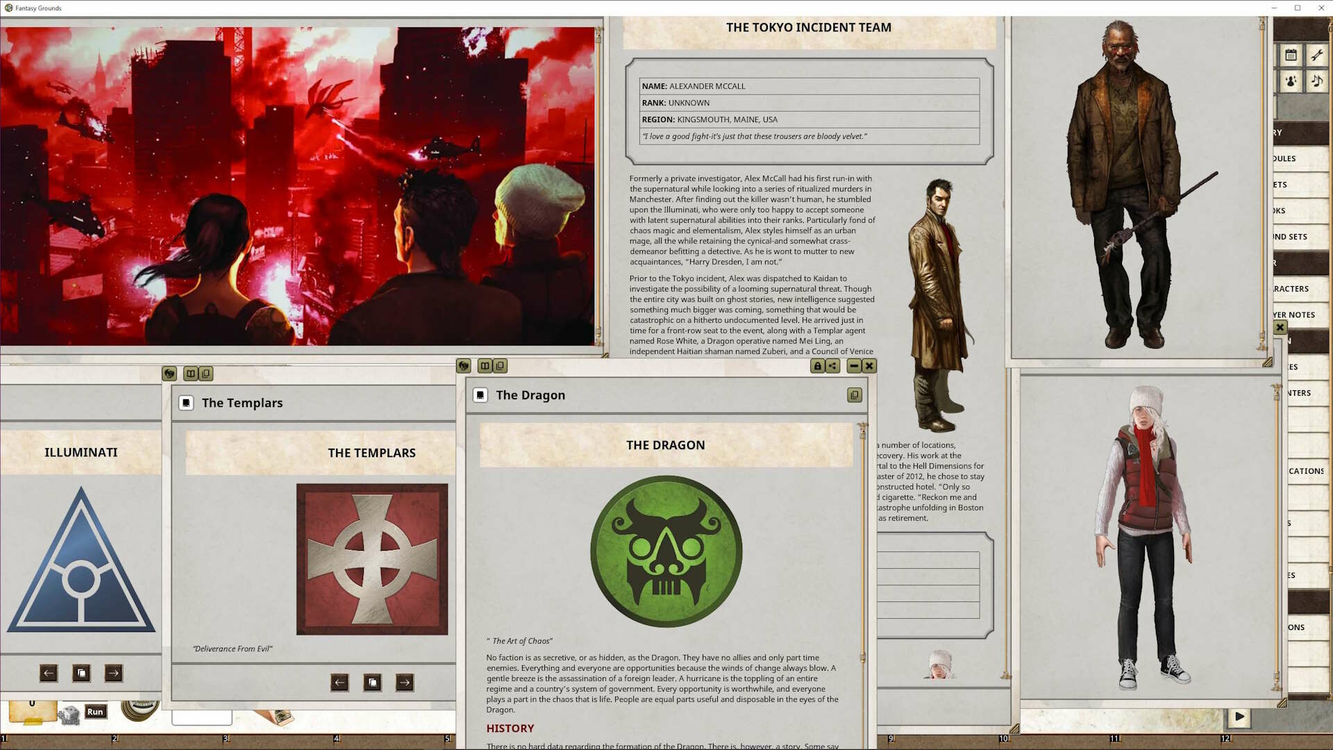 Fantasy Grounds - The Secret World - Savage Worlds Adventure Editionのスクリーンショット 1