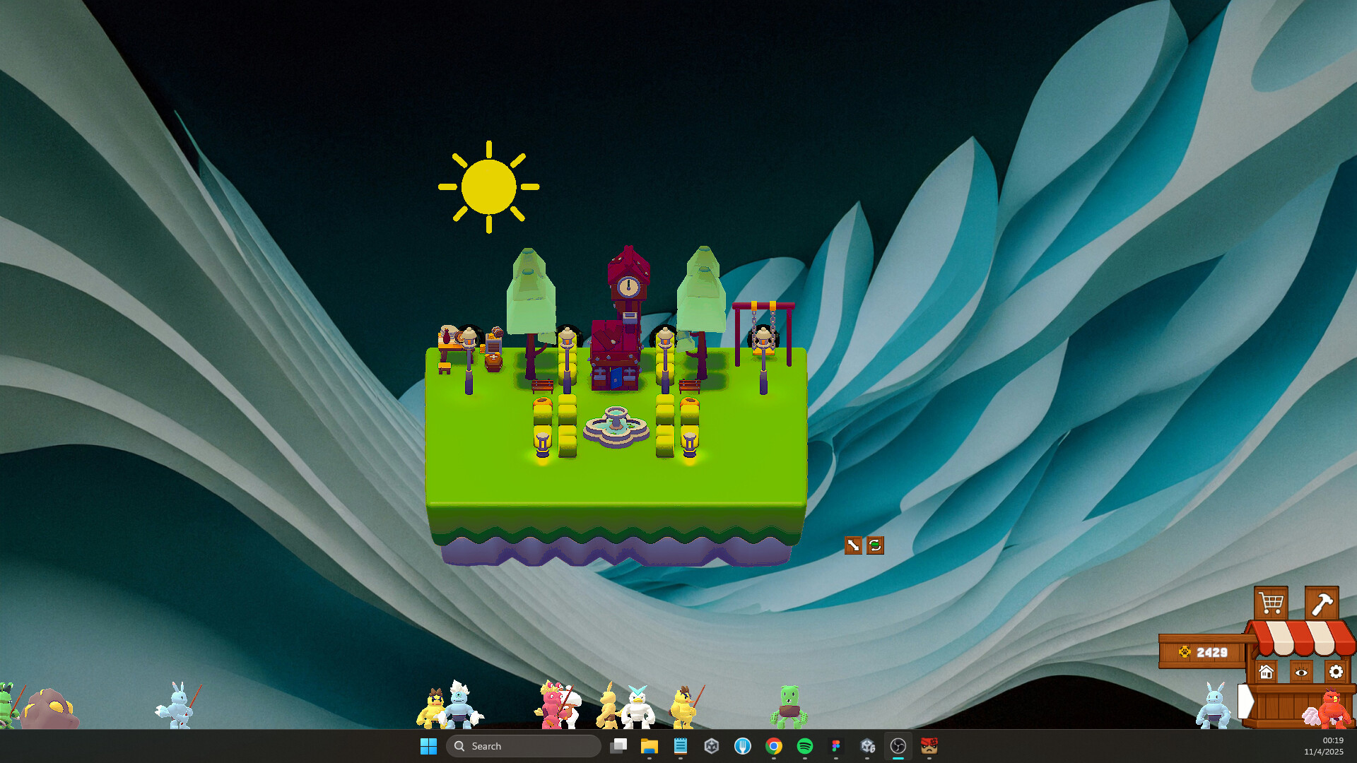 Growmon Island screenshot #1