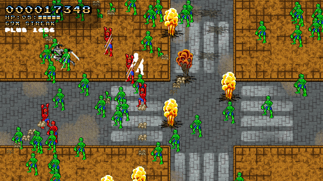 Space Robot Samurai Zombie Slayer Featured Screenshot #1