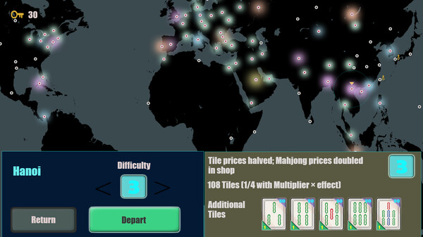 Mahjong Expedition game for Linux 1