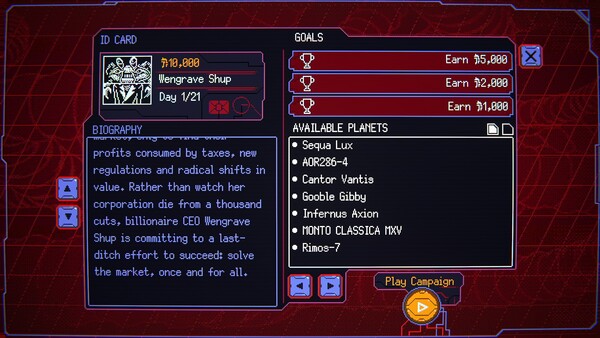 Space Warlord Baby Trading Simulator