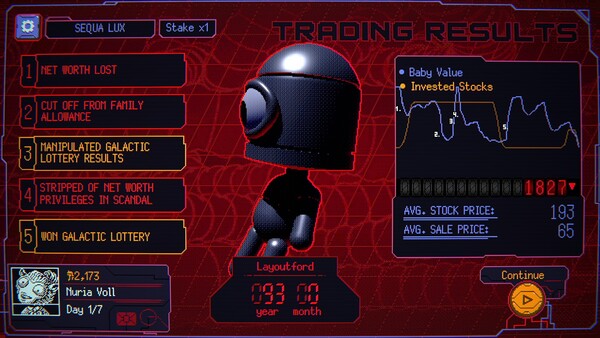 Space Warlord Baby Trading Simulator screenshot